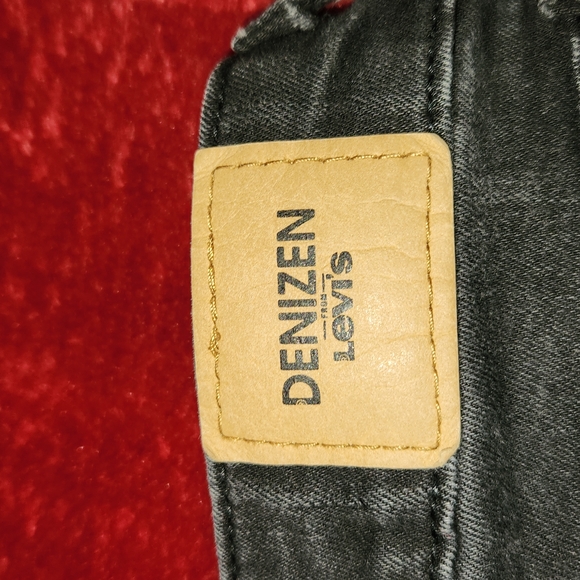 Levis Denim Jeans MidRise Slim Stretch Fit Dark Wash Black Denizem 26x28 - Picture 6 of 10